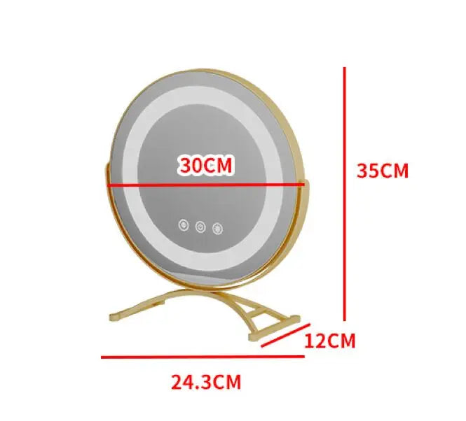 Lighted Vanity Makeup Mirror Lights Three Color Lightings