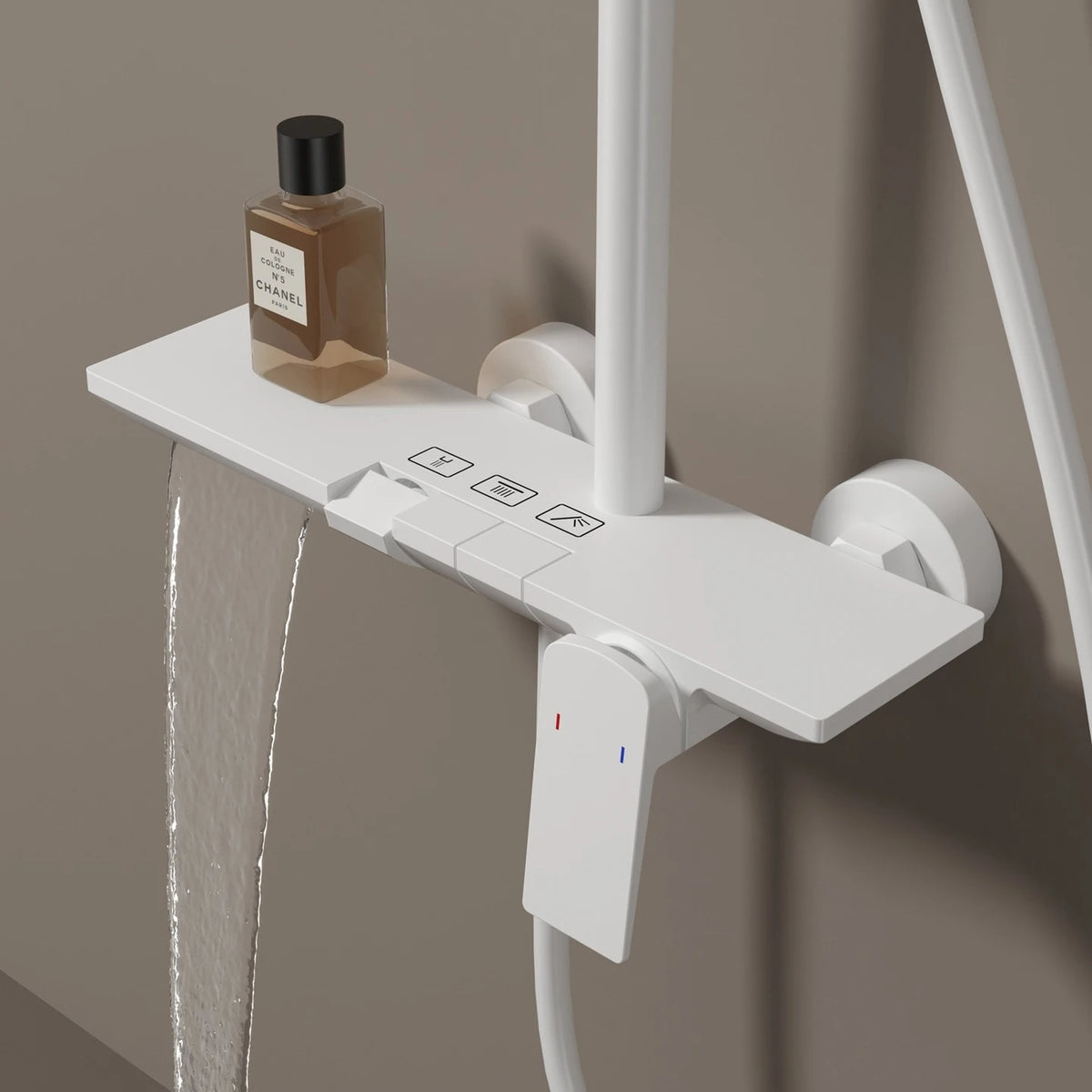 Newly Piano Bathroom Shower Quality Brass Cold Bathroom
