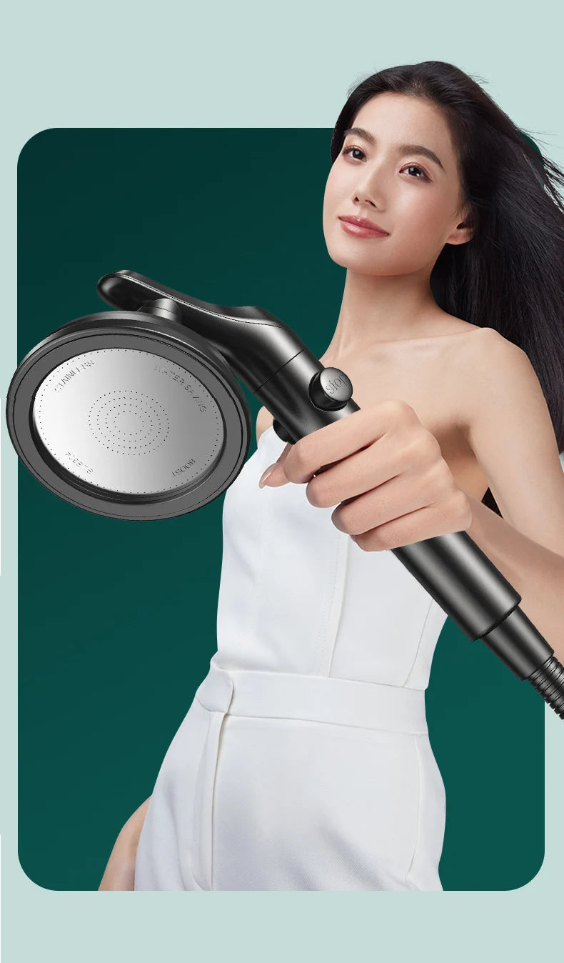 Handheld Overhead Shower Head Dual-Purpose Booster Shower Head