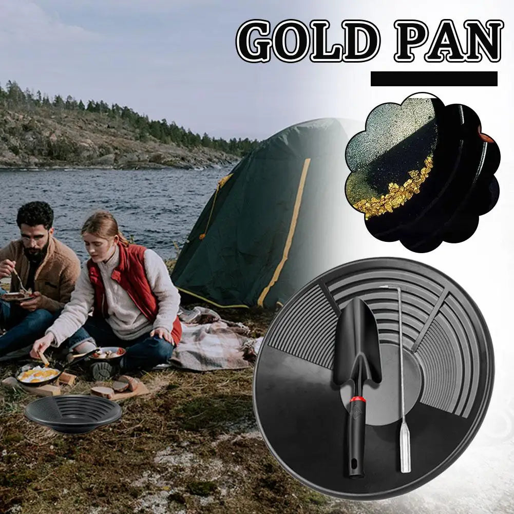 Thickened Plastic Gold Pan Basin Outdoor Mining Prospecting