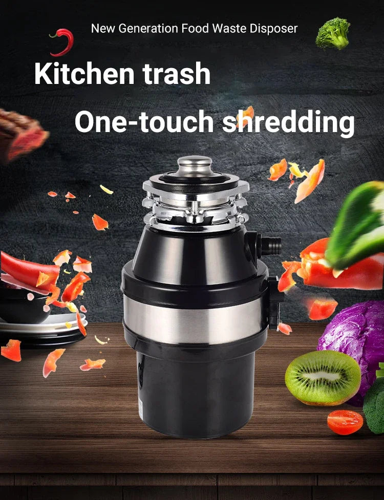 Divedeer Food Waste Disposer 220v/560w Food Residue Pulverizer