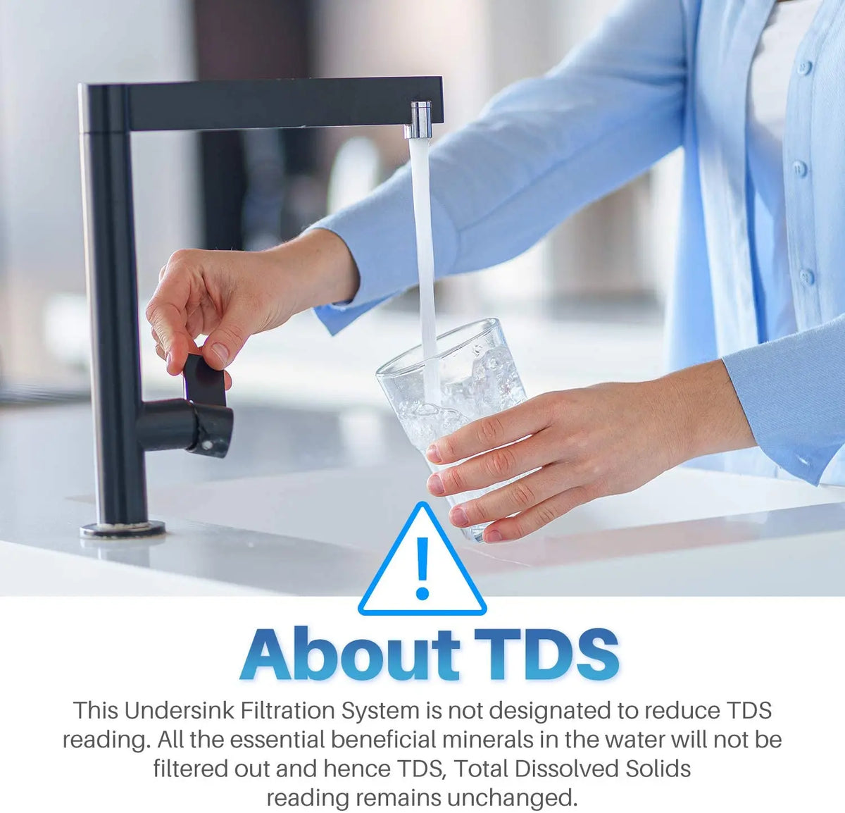 Althy Under Sink Drinking Water Filter Purifier -Nsf/Ansi