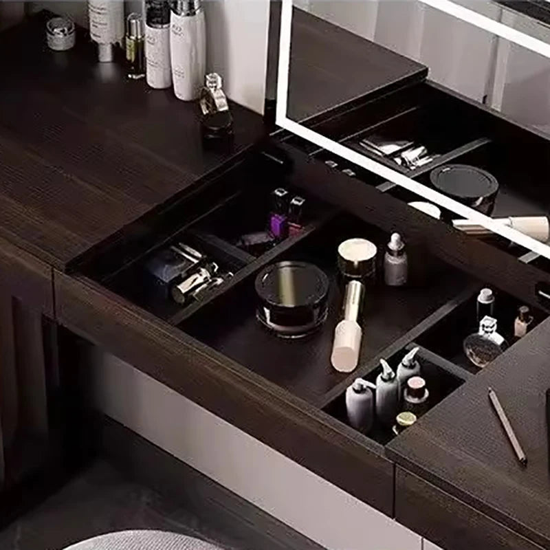 Italian Minimalist Vanity Table Drawer Storage Bedroom Corner