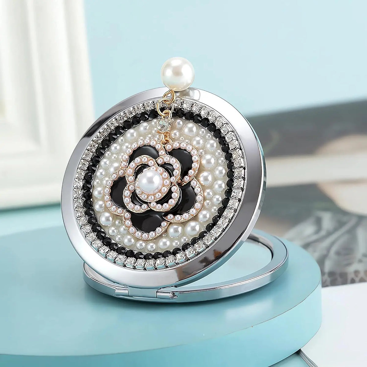 Compact Mirror 1x/2x Magnification Pocket Mirror Women 3inch