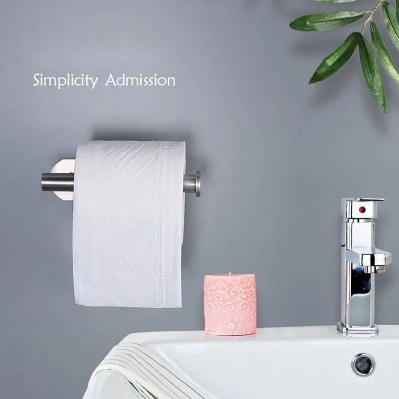 304 Stainless Steel Bathroom Matte Black Toilet Paper