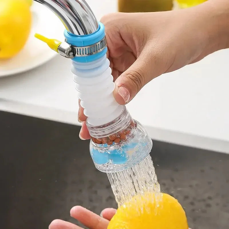 Anti-Splashing Faucet Can Rotate Extend Filter Universal Water