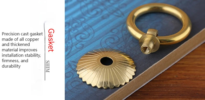 Chinese Medicine Cabinet Circular Ring Tea Can Pull