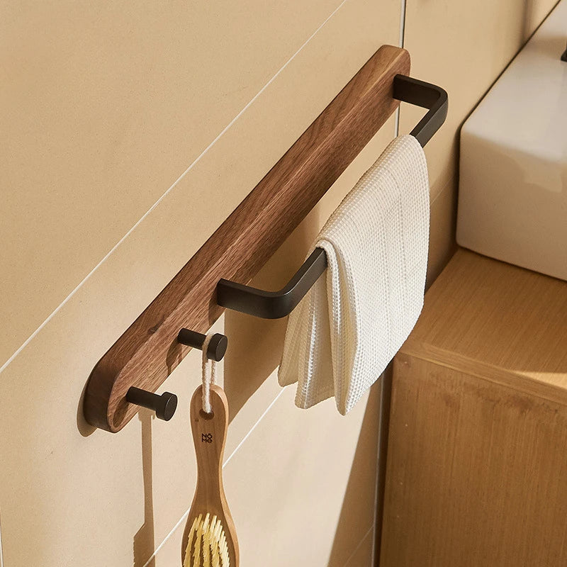 Bathroom Towel Holder Wall Mounted Towel Rack Shower