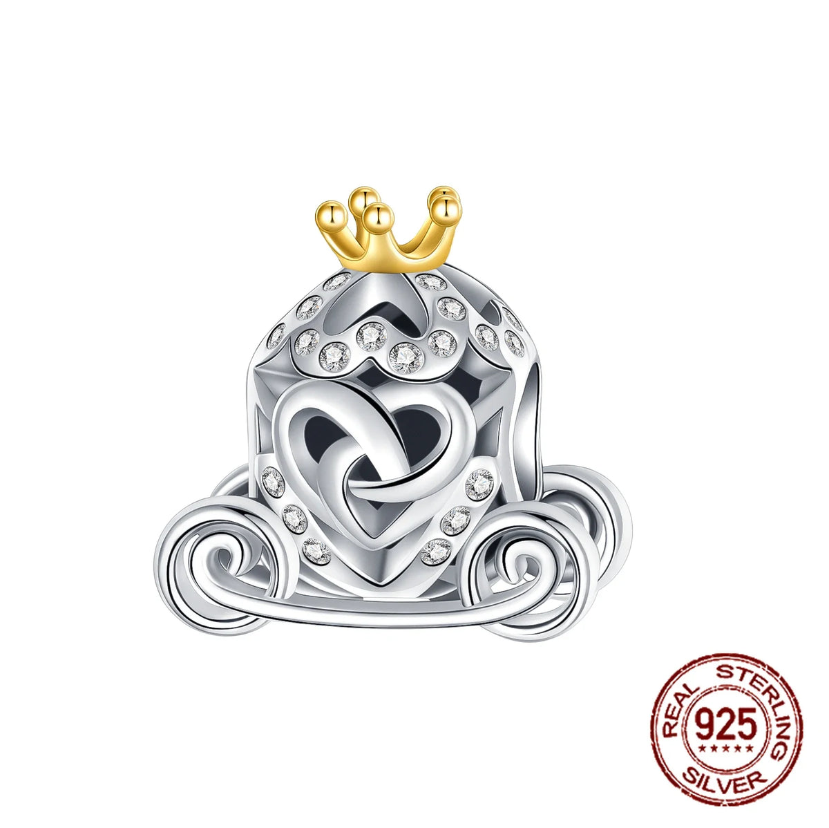 925 Sterling Silver Red Medicine Cabinet Pendant Charms