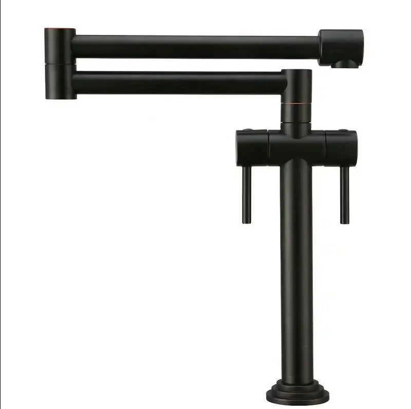 Faucet Solid Brass Crane Deck Mounted Sink Mixer