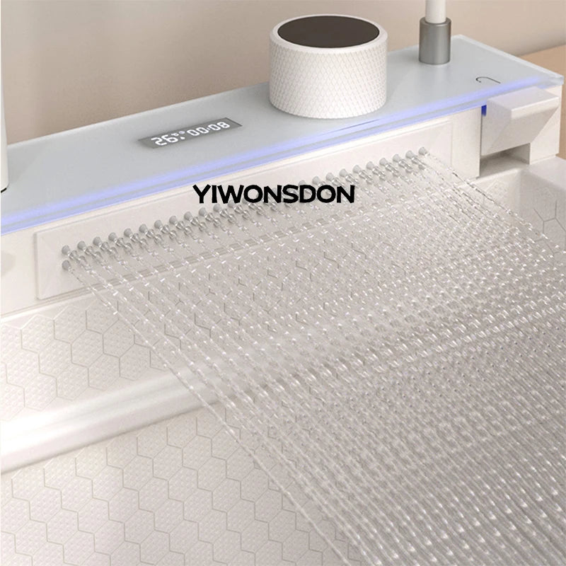 Nano Black Sink Large Slot Integrated Digital Display
