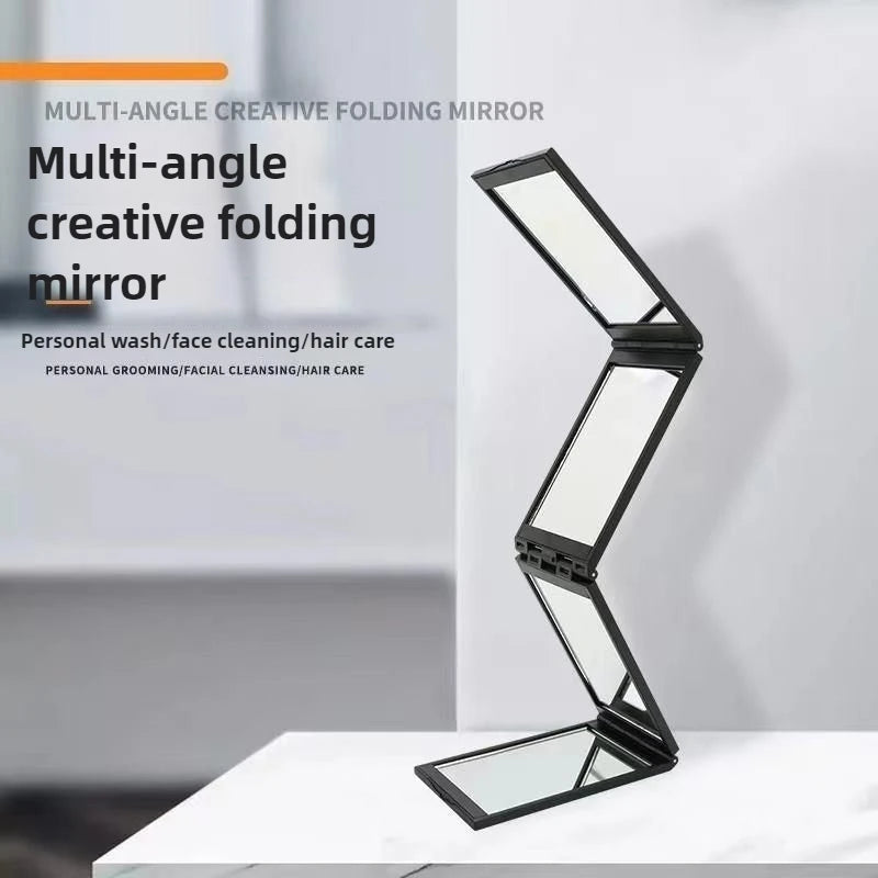 Way Mirror 360 Degree Handheld Desktop Foldable Makeup