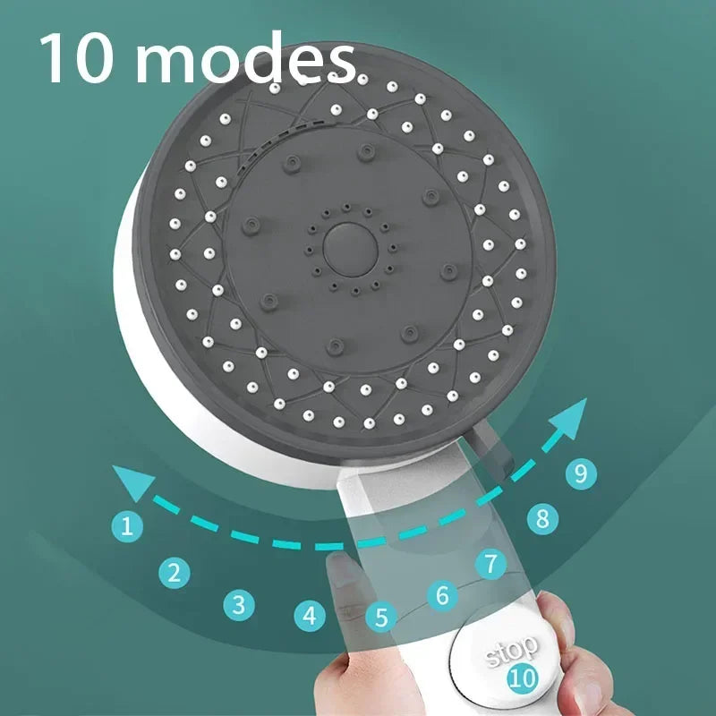 High Pressure Shower Head Handheld Bathroom Shower Filter