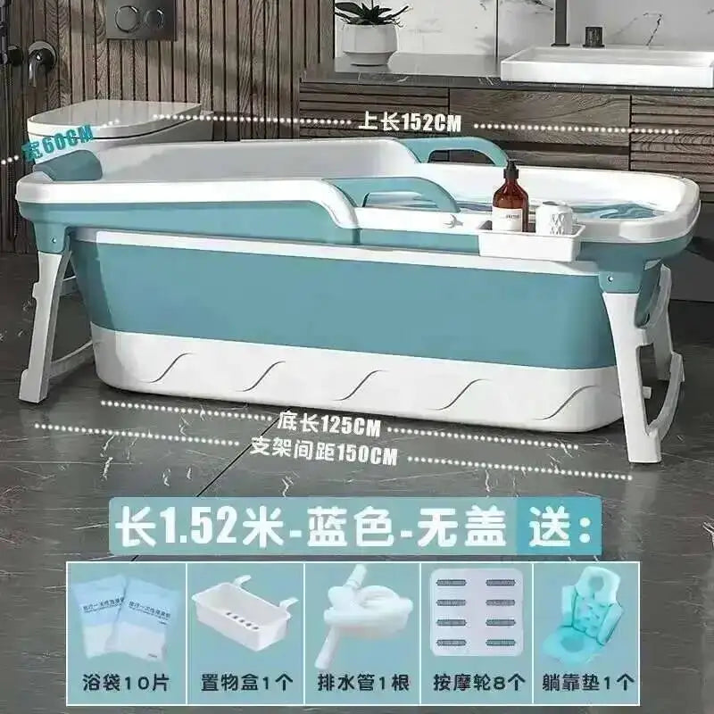 Tub Bathtubs Adult Folding Bathtub Foaming Simple Adult
