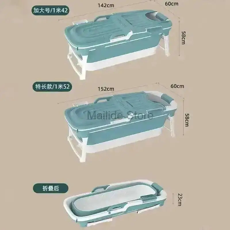 Tub Bathtubs Adult Folding Bathtub Foaming Simple Adult