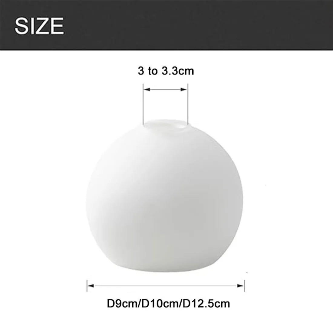 Soft White D9cm D10cm D12 5cm E14 Glass