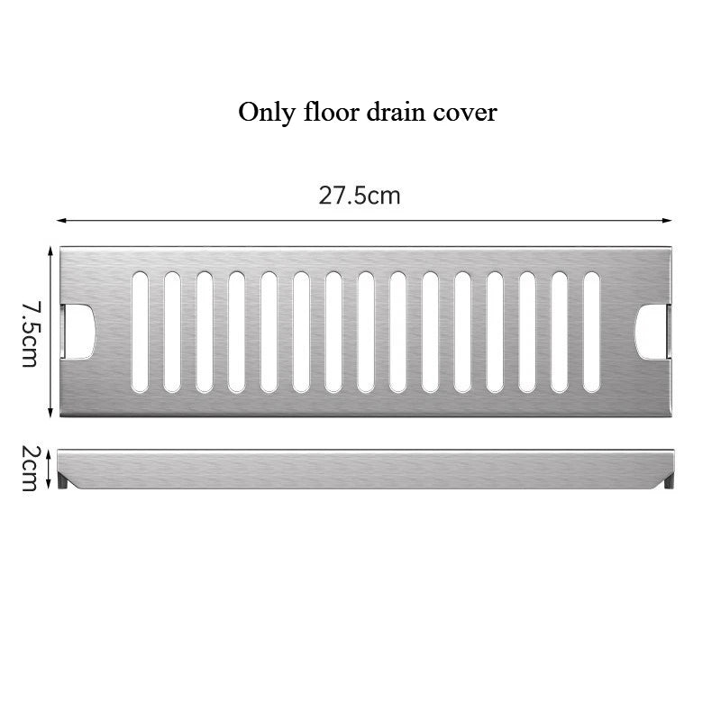 304 Stainless Steel Long Strip Floor Drain Cover