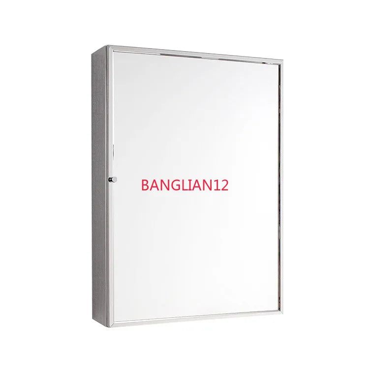 Wall-Mounted Stainless Steel Mirror Cabinet Simple Modern