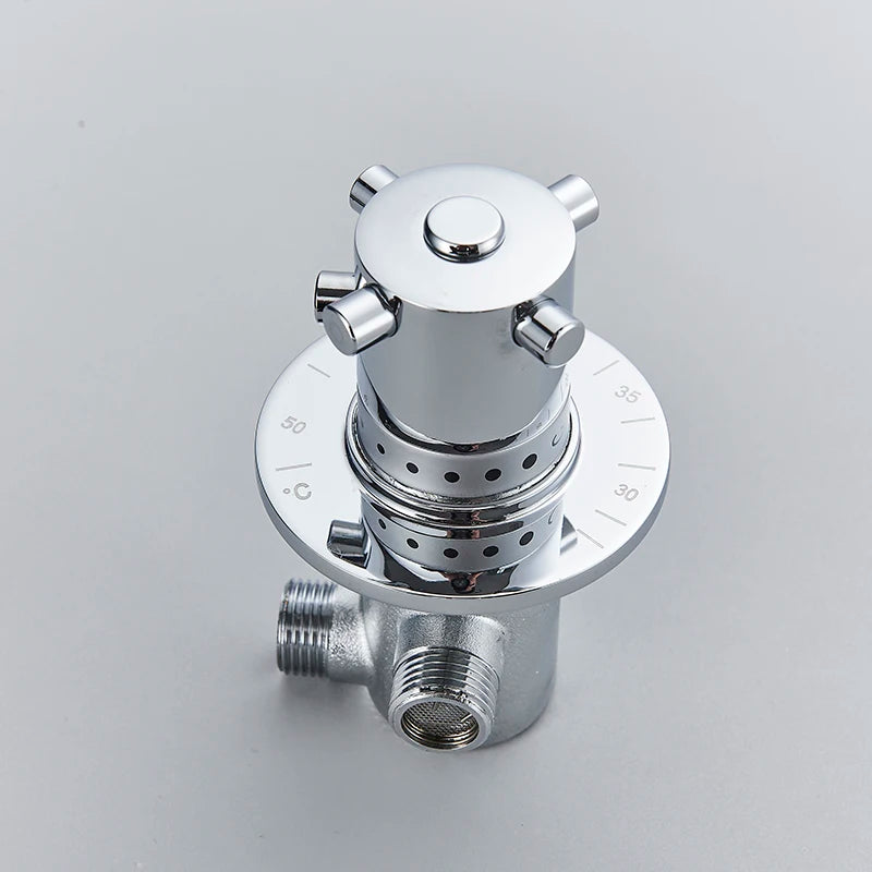 Brass Thermostatic Mixing Valve Constant Water Temperature Shower