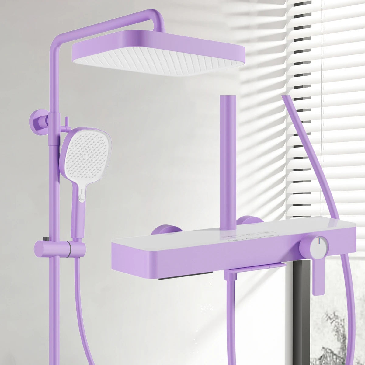 Cold Waterfall Piano Bathroom Shower 12 Inch Rain