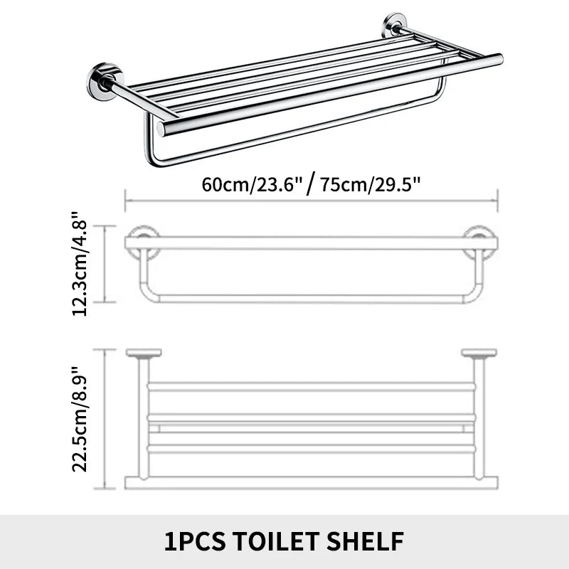 Sanluois High Quality Sus 304 Stainless Steel Bathroom