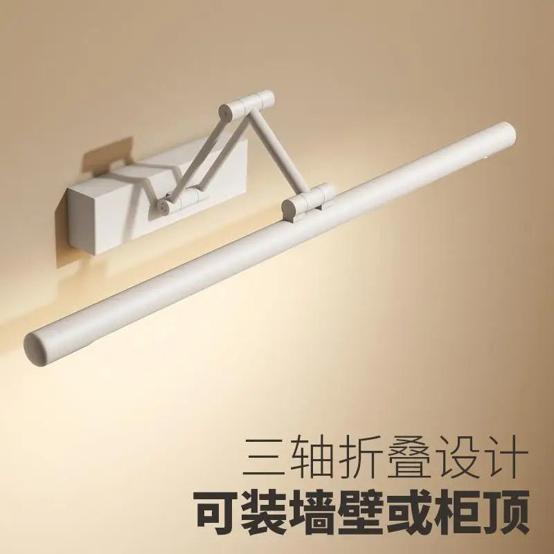 Modern Bathroom Mirror Wall Lamp Foldable Black/White Bedroom