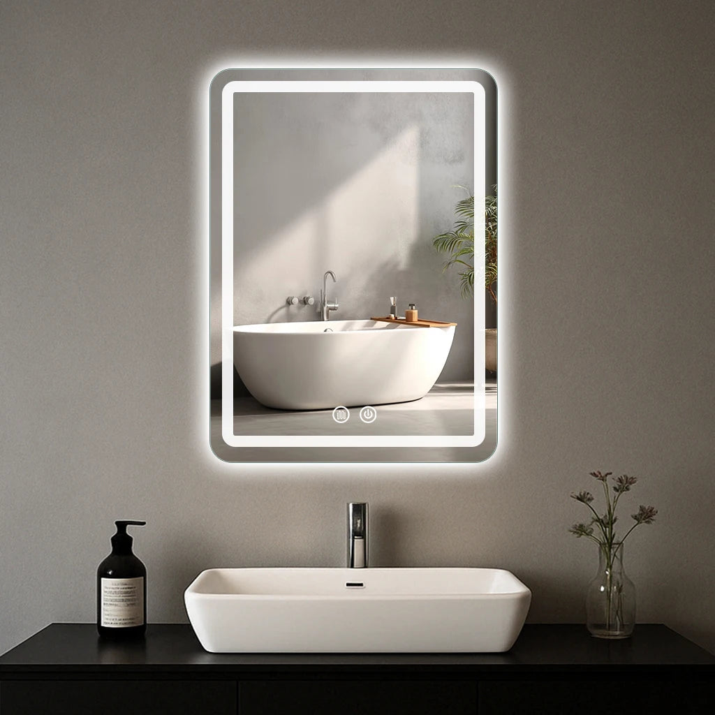 16 24 Inch Led Bathroom Mirror Vanity Mirrors