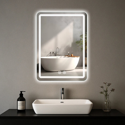 16 24 Inch Led Bathroom Mirror Vanity Mirrors