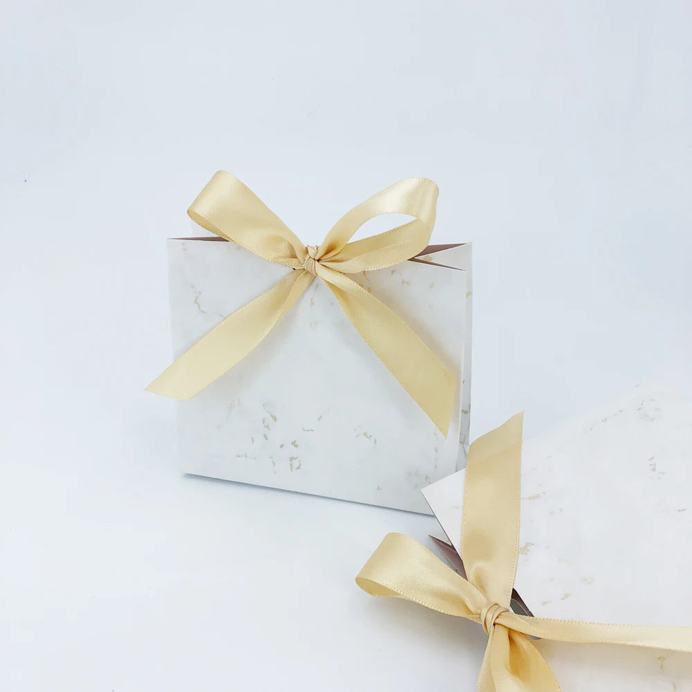 Customization Marble Style Gift Box Wedding Baby Shower