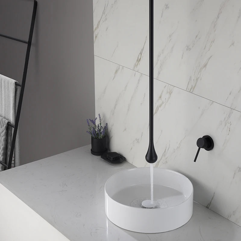 Wall/Deck Mount Brass Basin Faucet Bathtub Faucet Tap
