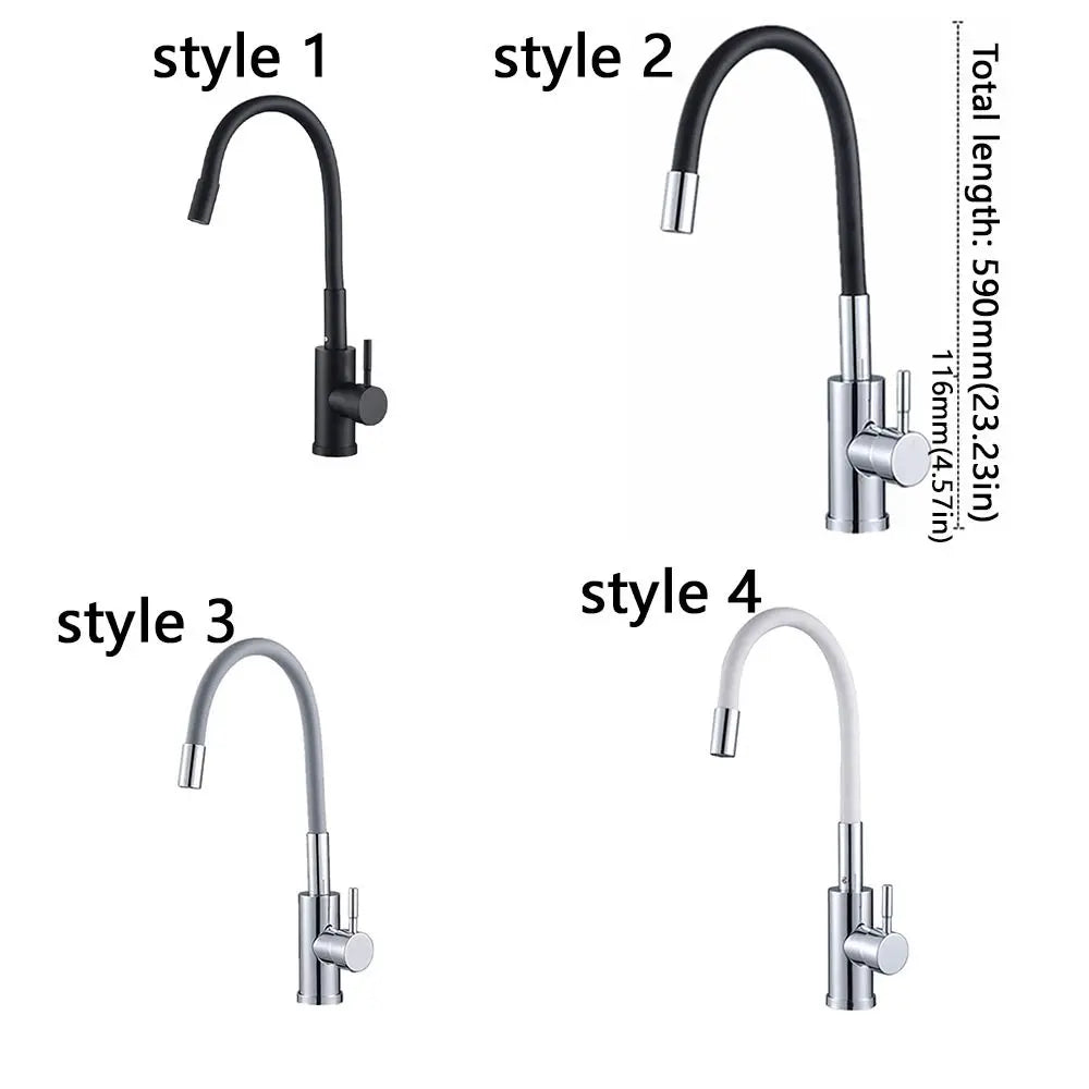 Stainless Steel Faucet Flexible Hose 360 Degree Rotating