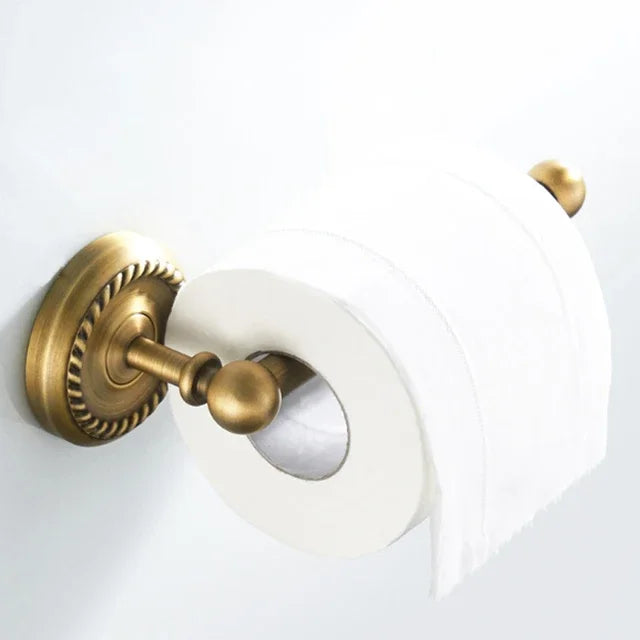 Solid Brass Bathroom Hardware Sets Antique Bronze Bath