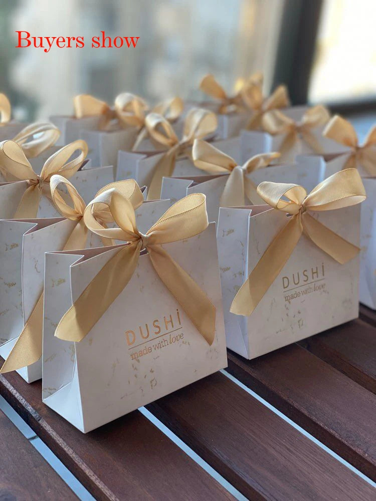 Customization Marble Style Gift Box Wedding Baby Shower