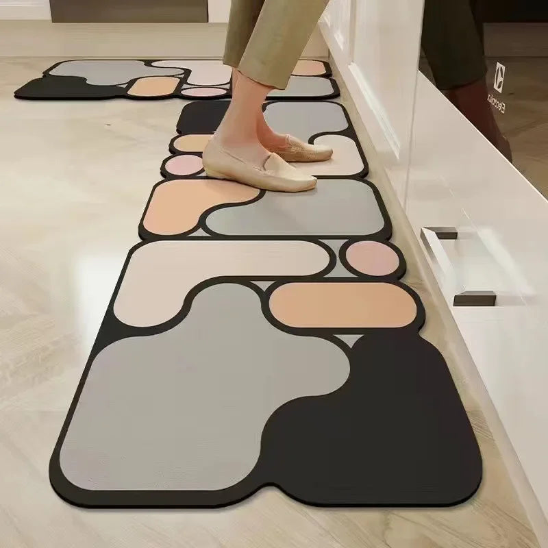 American Floor Mats Pvc Leather Waterproof Doormat Anti-Slip