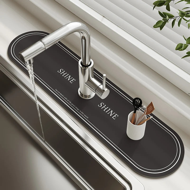 Classic Diotomite Sink Faucet Table Mat Toilet Drain