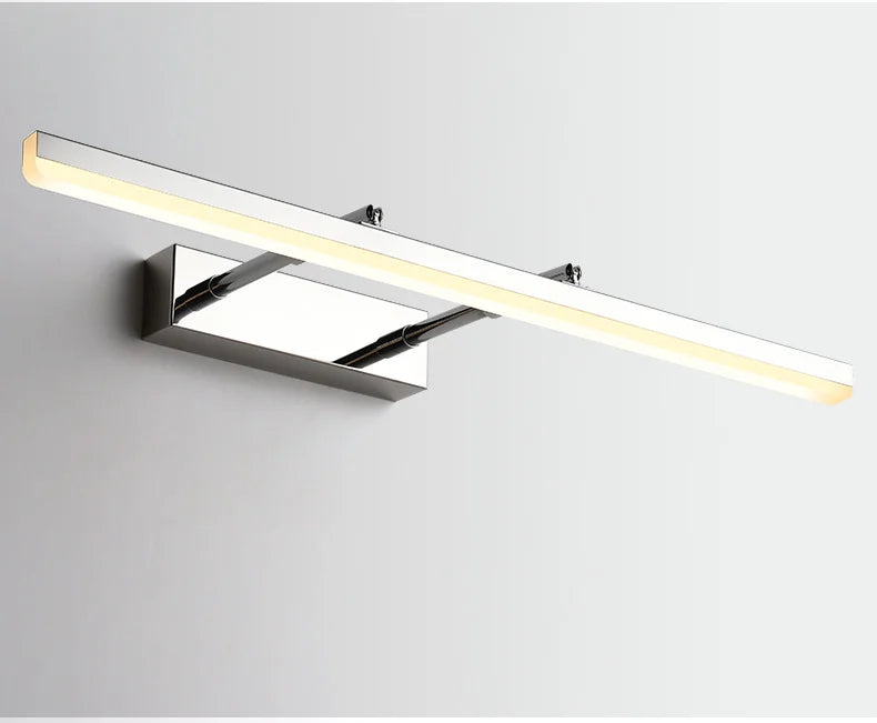 Retractable Bathroom Mirror Front Wall Light Dressing Table