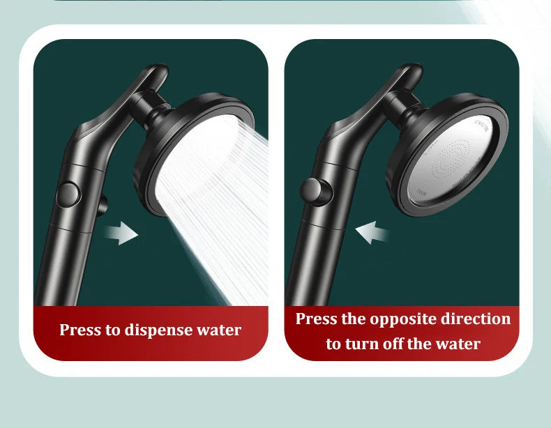 Handheld Overhead Shower Head Dual-Purpose Booster Shower Head