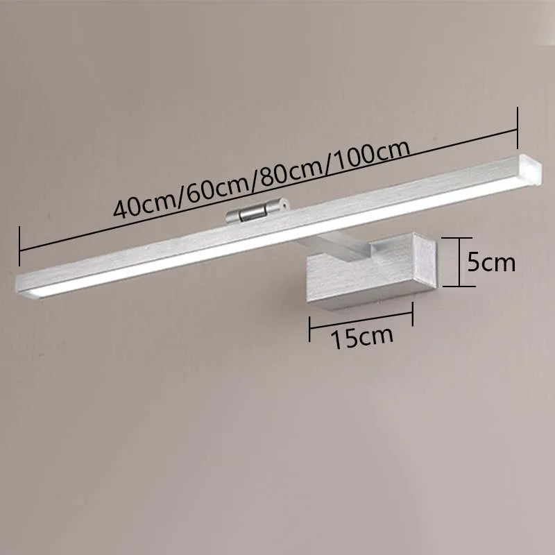 Led Modern Acrylic Wall Lamp White Black Mirror