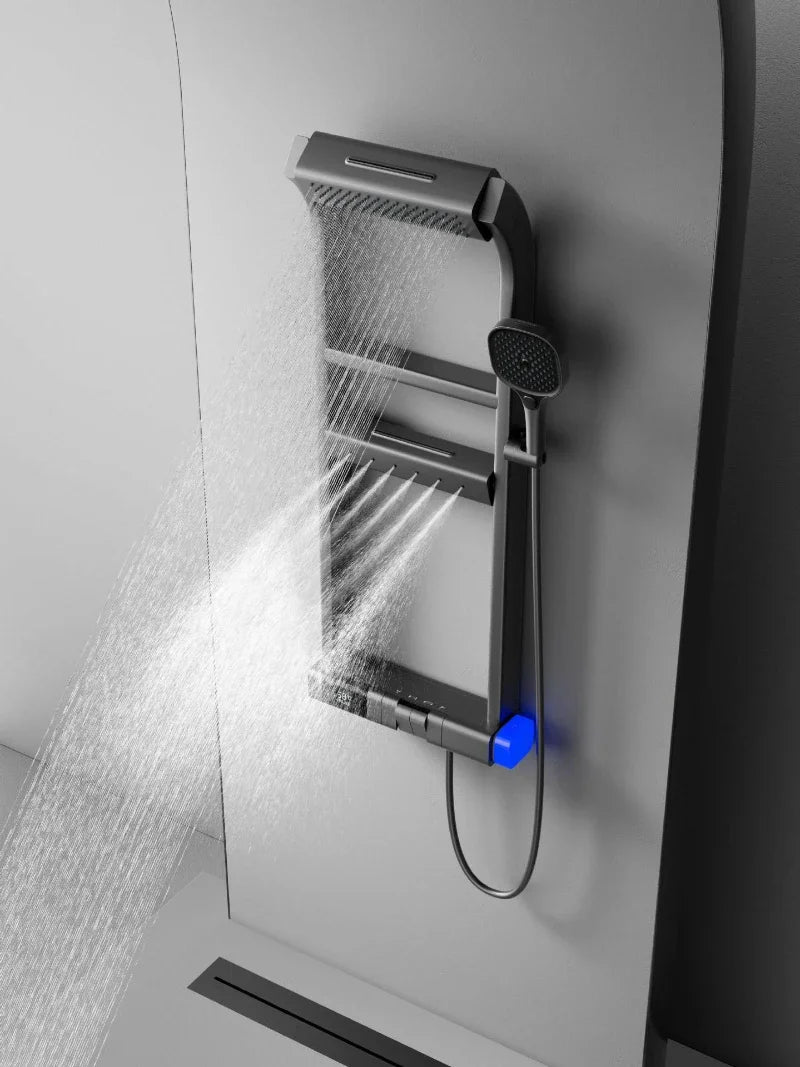 Multi-Function Thermostatic Shower System Digital Display High