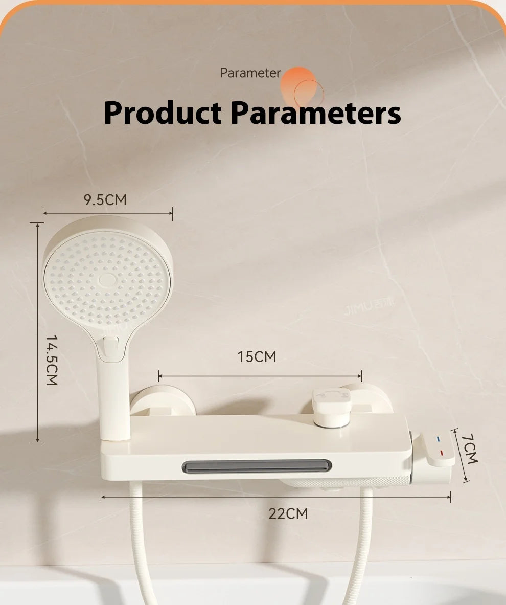 Cream Style Solid Brass Wall Mounted Bathtub Faucet