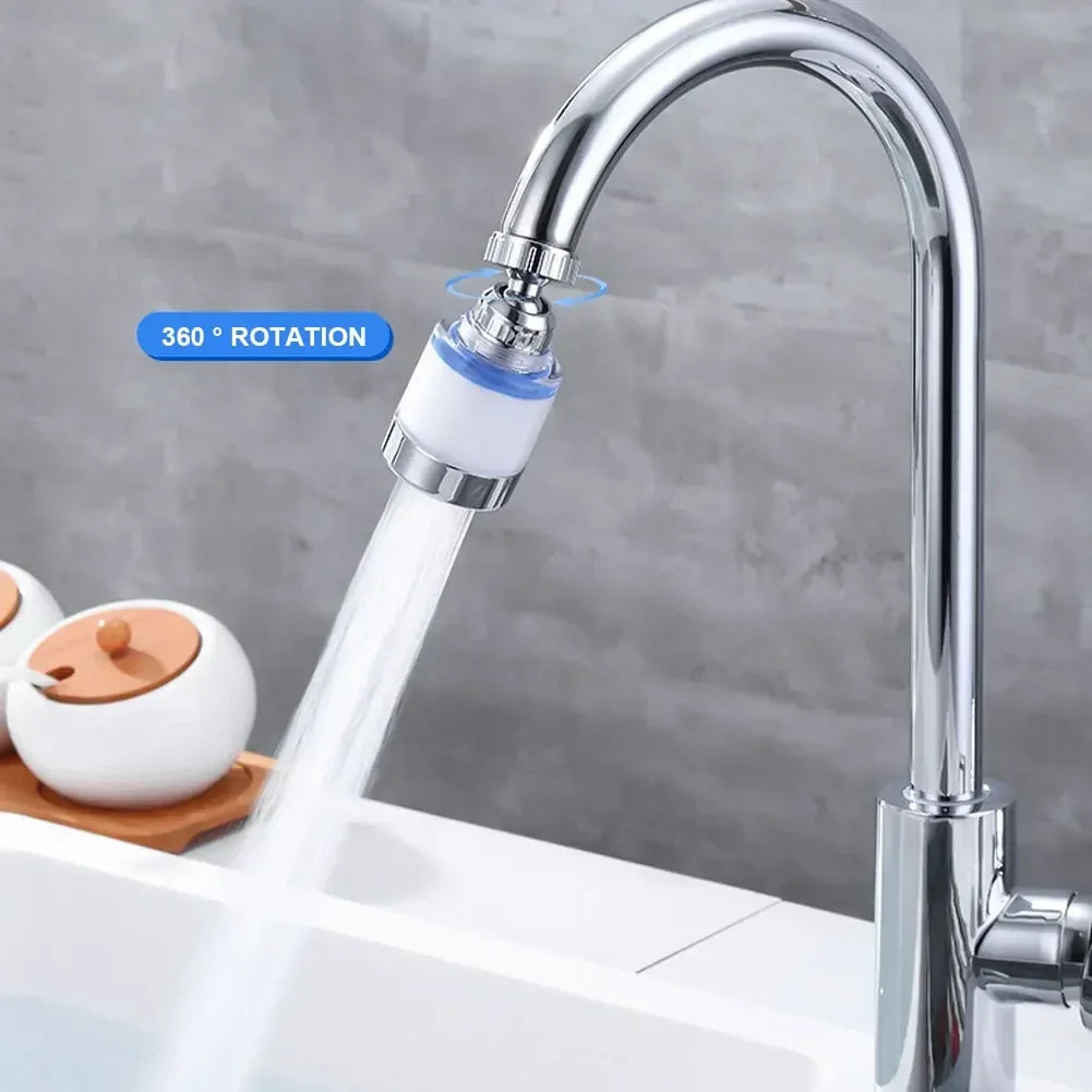 360 Degree Rotating Faucet Filters Bubbler Mount Anti-Splash