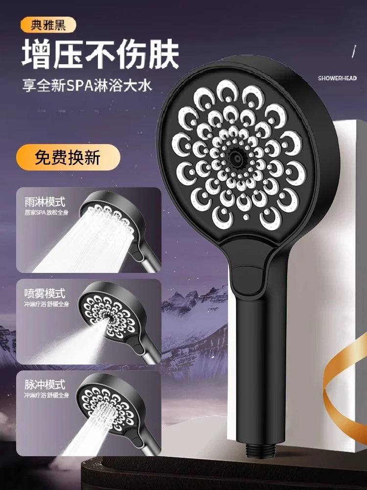 320mm Big Panel Supercharge Waterfall Shower Head Modes