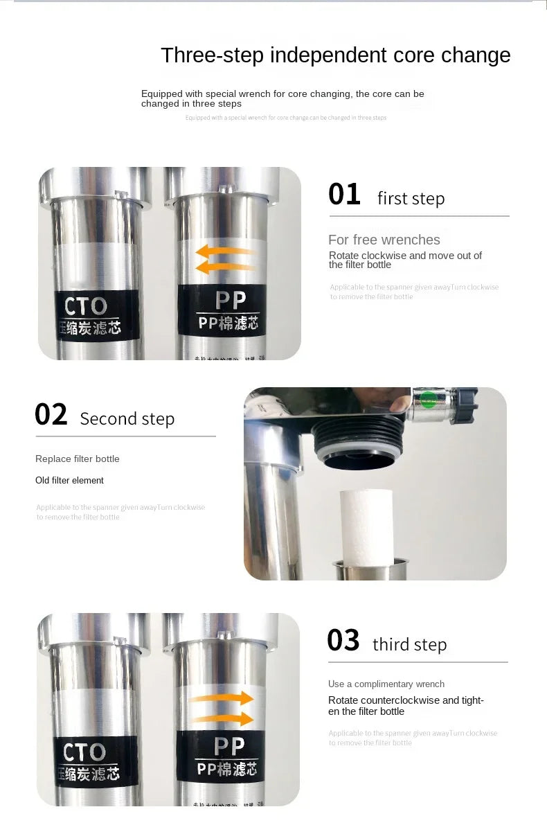 Stainless Steel Direct Drinking Water Purifier Tap Water