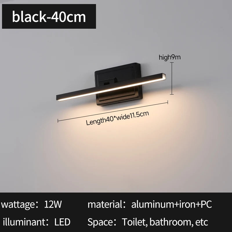 Modern Bathroom Vanity Light Led Dimmable 5cct Bathroom