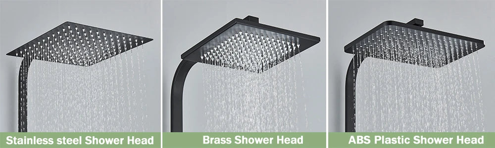 Rozin Rainfall Bathroom Shower Faucet Bidet Mixer Tap