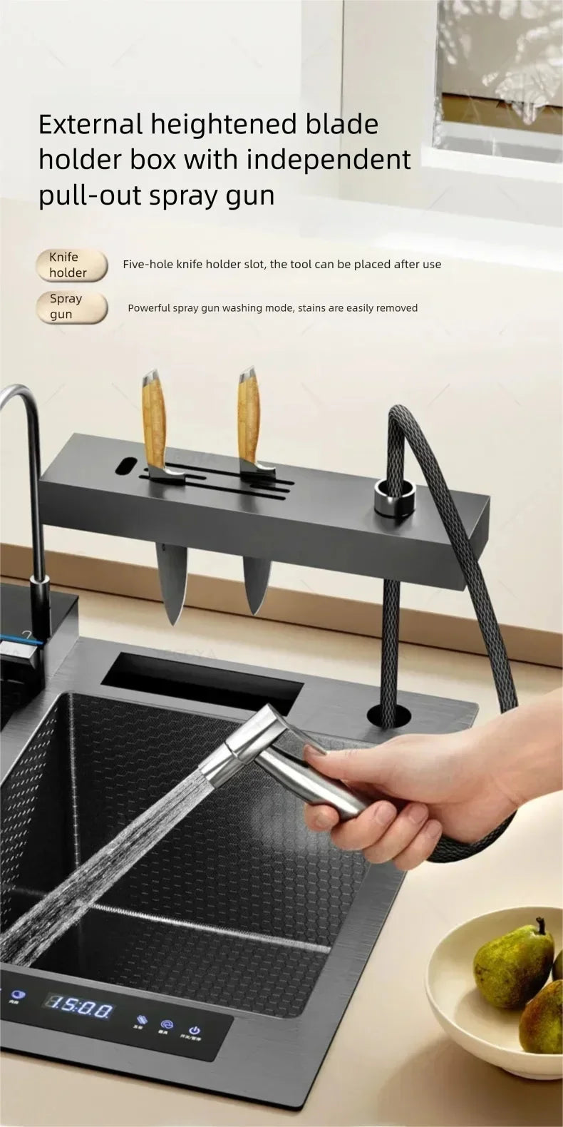 304 Stainless Steel Sink Water Catalyst Purify Ingredients