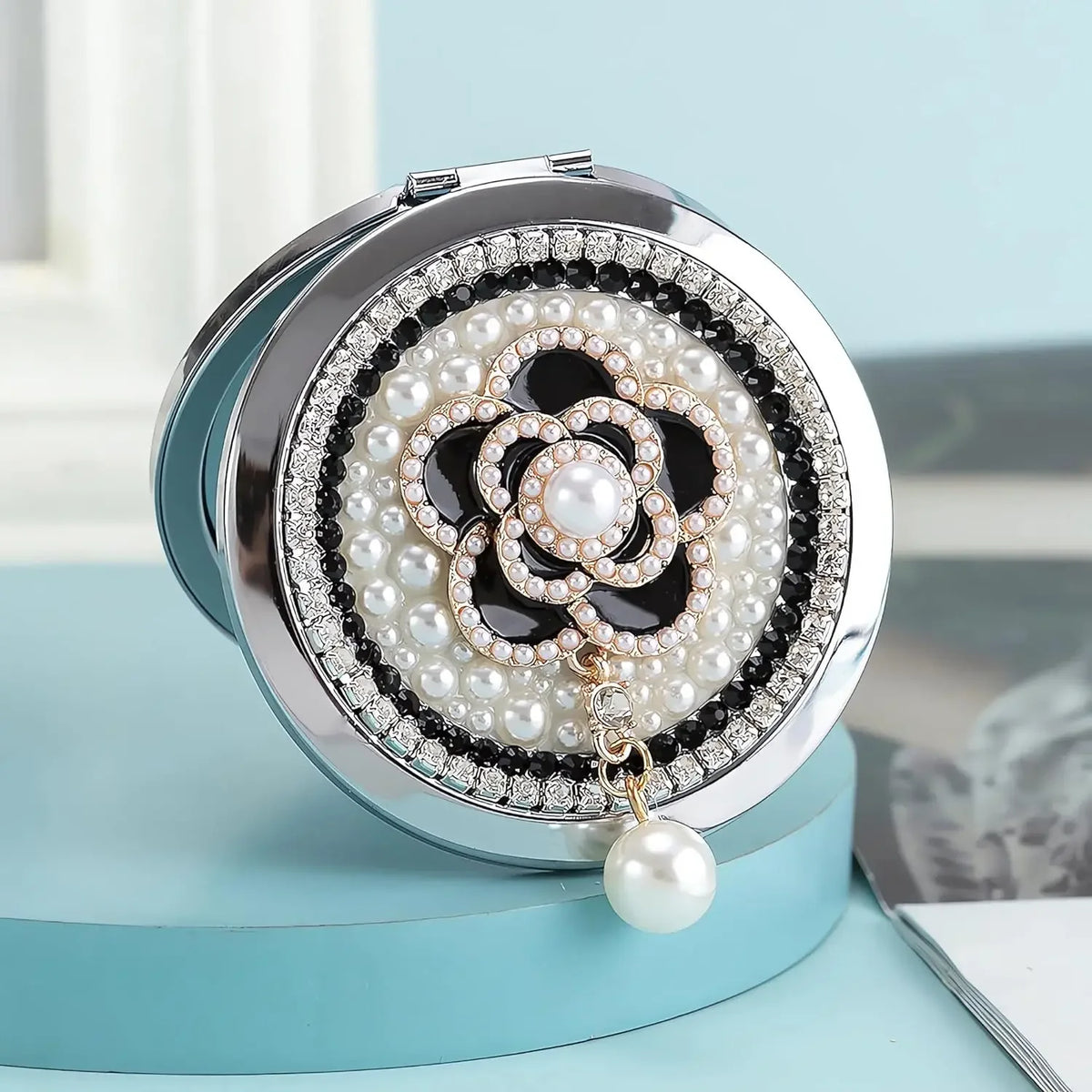 Compact Mirror 1x/2x Magnification Pocket Mirror Women 3inch