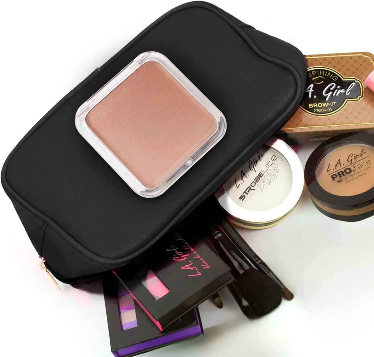 Compact 15x Magnifying Makeup Mirror Travel Small Pocket
