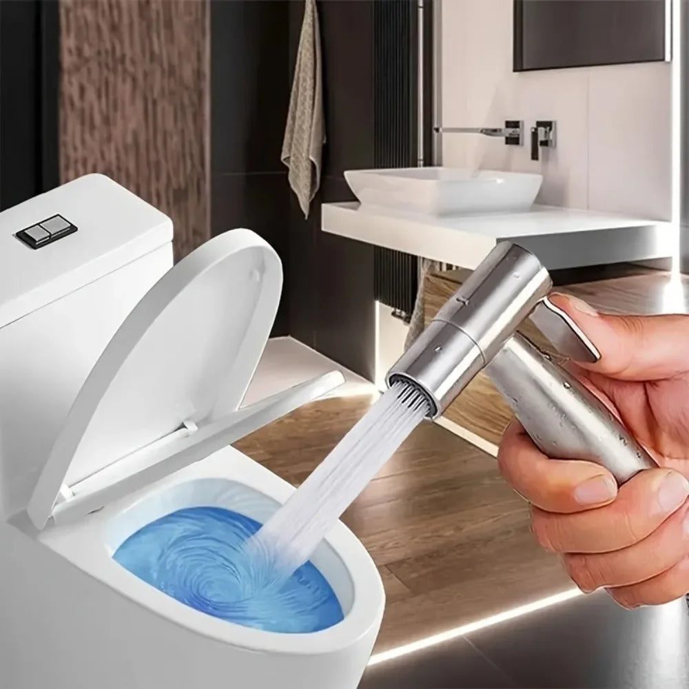 3pcs Stainless Steel Bidet Sprayer High Pressure Handheld
