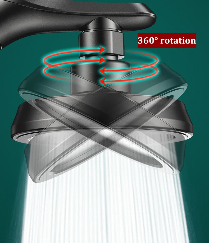 Handheld Overhead Shower Head Dual-Purpose Booster Shower Head